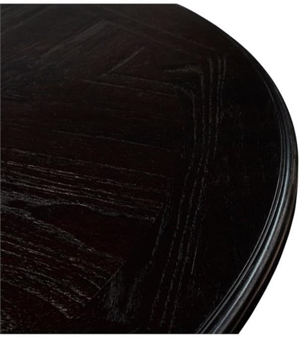 New Classic Furniture Gia 5-Piece Round Counter Height Set with 1 Dining Table and 4 Chairs, 42", Ebony