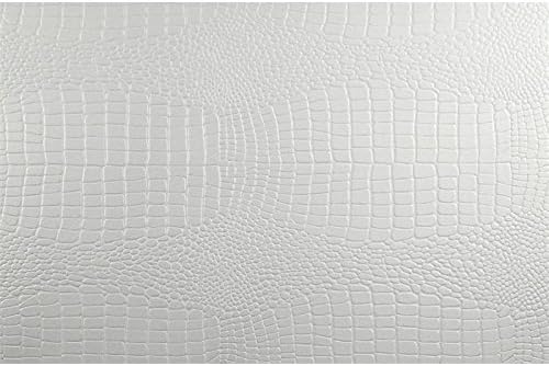 Convenience Concepts Newport Ventura 60" TV Stand, Gray Faux Croc / White