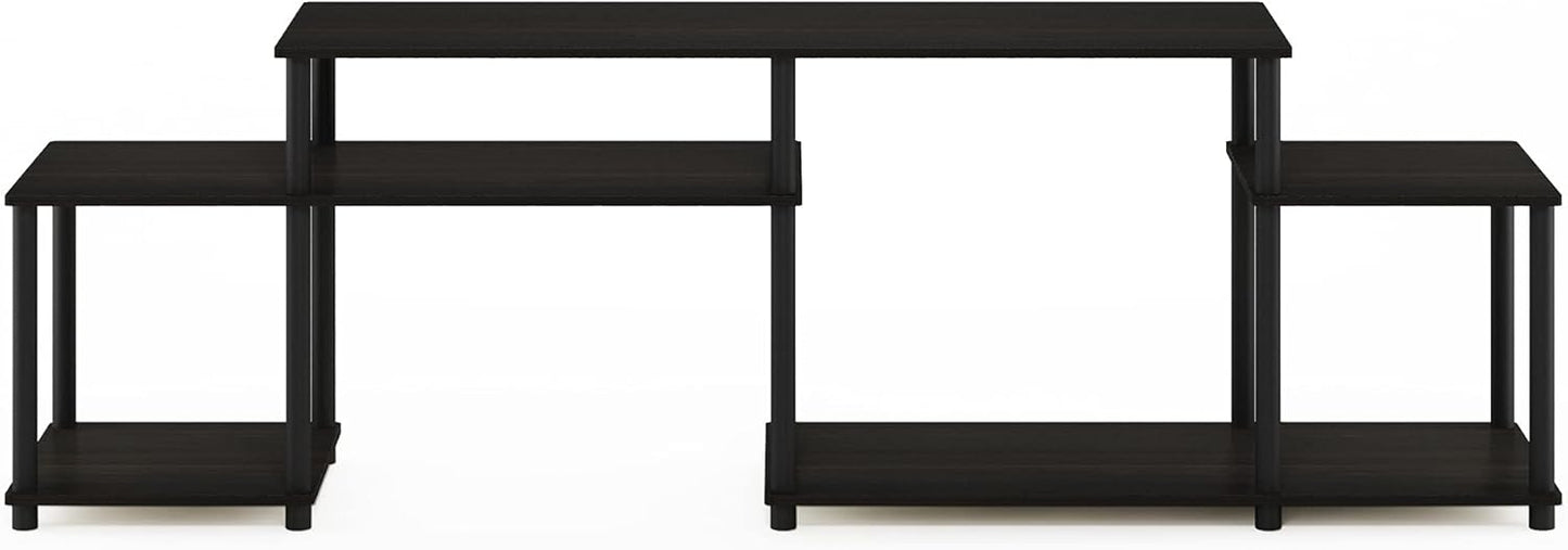 Furinno Turn-N-Tube Handel Stand for TV up to 55 Inch, Espresso