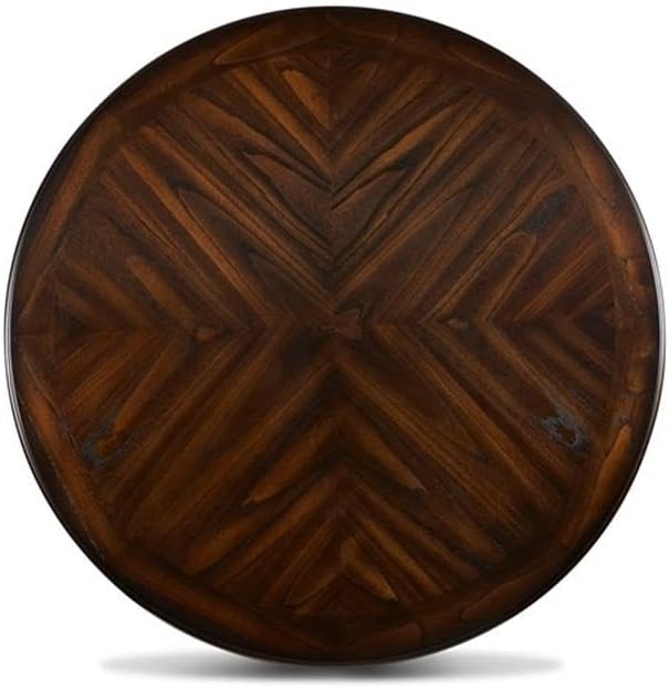 New Classic Furniture Gia 5-Piece Round Counter Height Set with 1 Dining Table and 4 Chairs, 42", Cherry