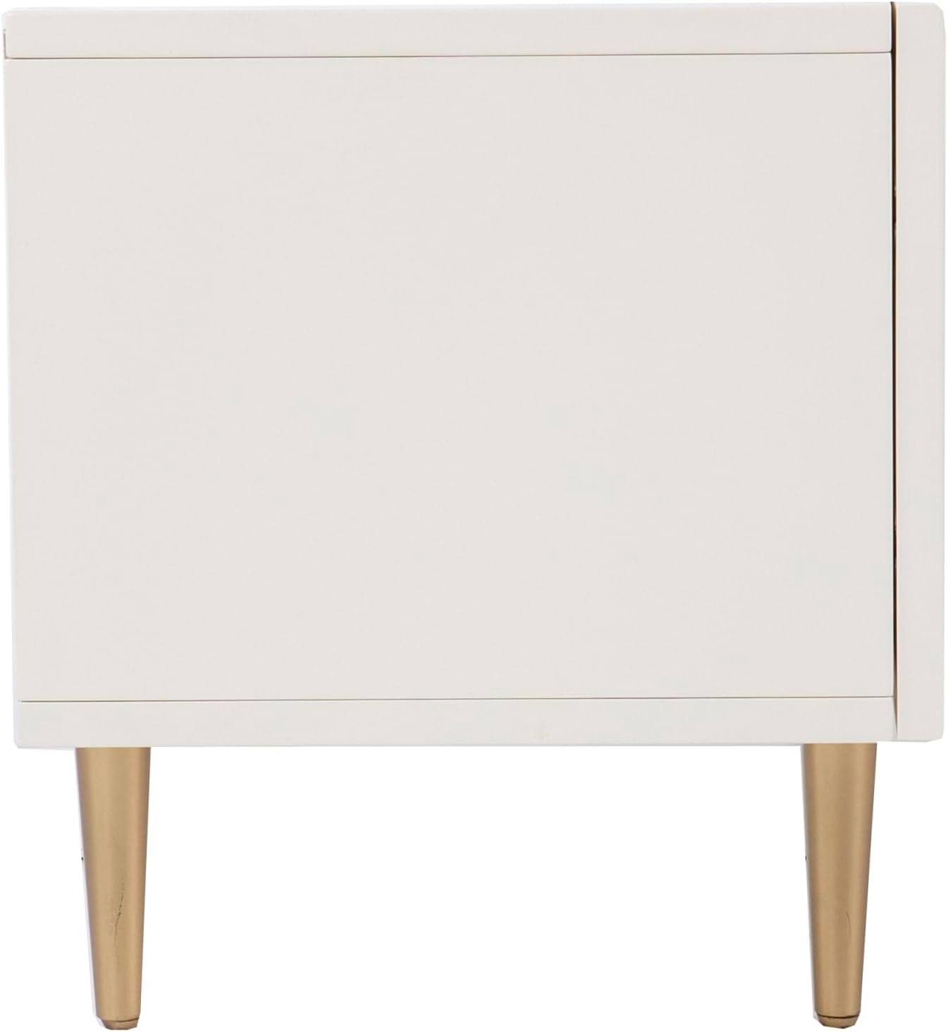 SEI Furniture Pilston Media Console, White
