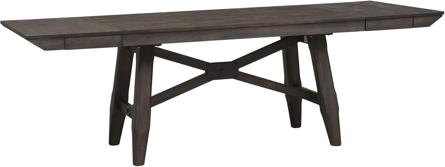 LIBERTY FURNITURE INDUSTRIES, INC. Double Bridge 6 Piece Trestle Table Set