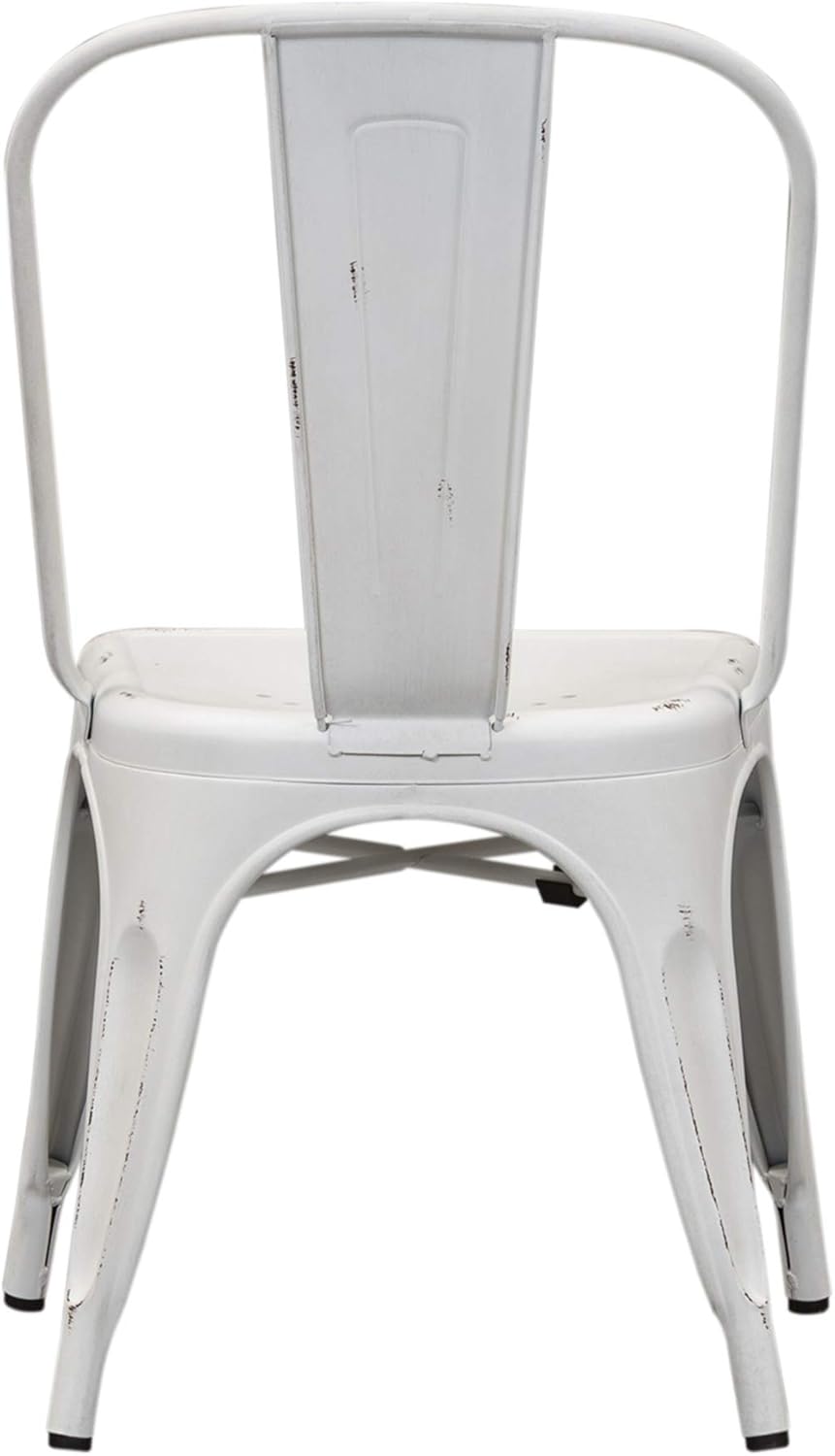 Liberty Furniture Industries Bow Back Side Chair - Antique White-Set of 2