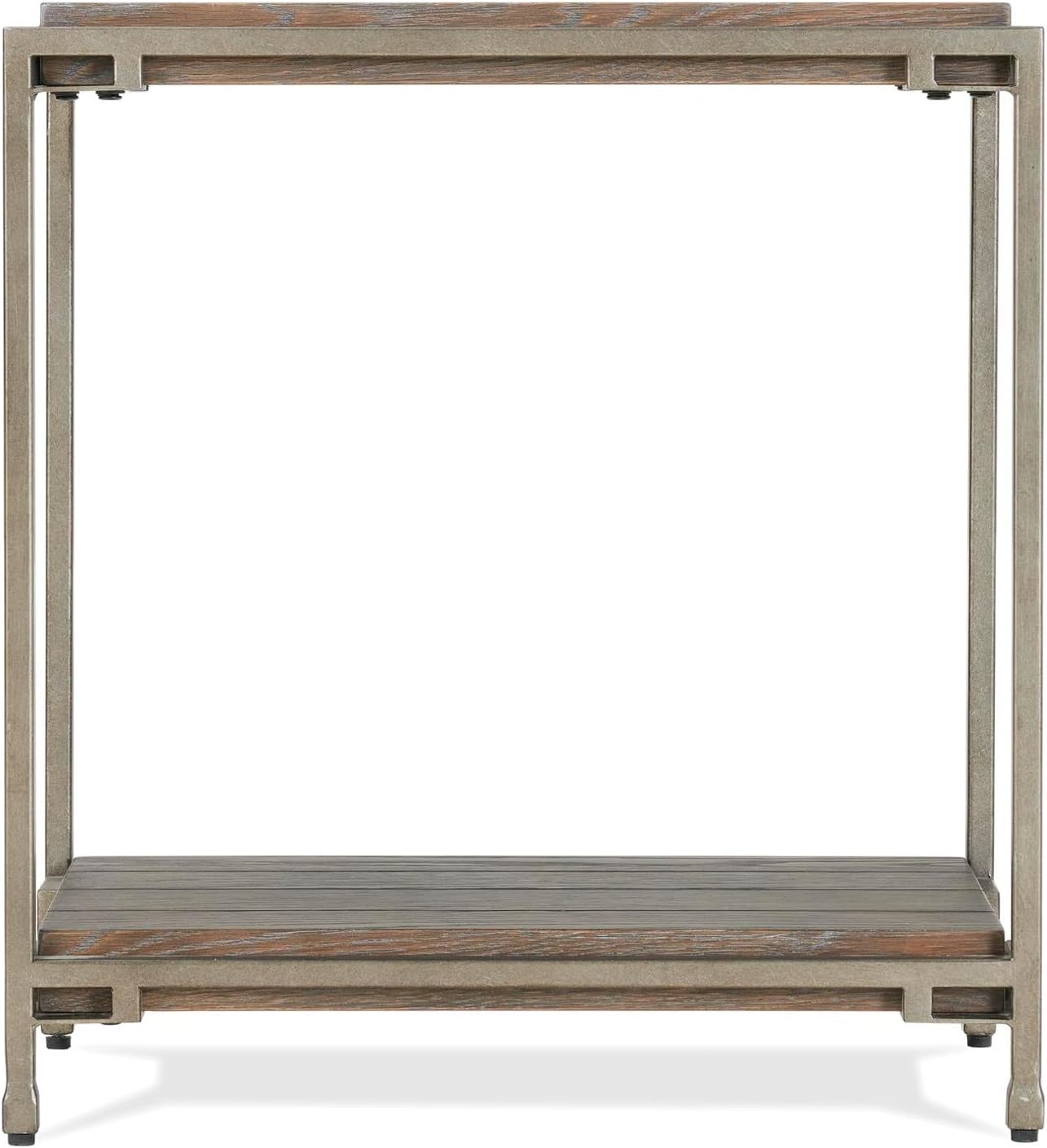 Roundhill Furniture Corbeta Living Room, Side Tables, Aged Graphite