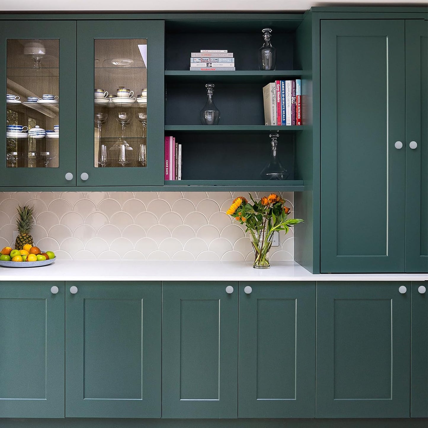 Ravinte 10 Pack Drawer Pulls 1-1/4 Inch Kitchen Cabinet Knobs Solid Round Dresser Drawer Knobs Grey Dresser Knobs Drawer Knobs Simple Cabinet Hardware for Cupboard Drawer Pulls