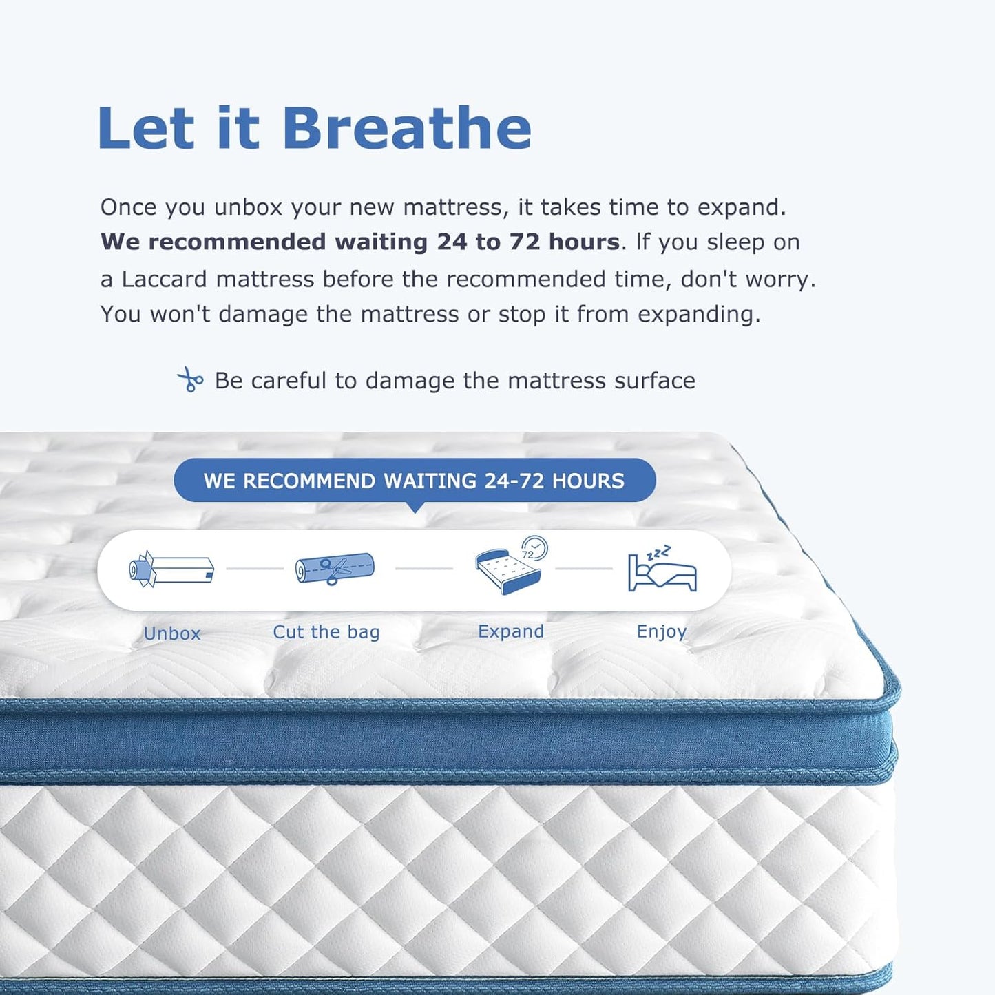 Queen Mattress,10 Inch Medium Firm Hybrid Queen size Bed Mattress, Memory Foam Mattresses in a Box for Pressure Relief, Individual Pocket Spring-Motion Isolation with Edge Support, CertiPUR-US