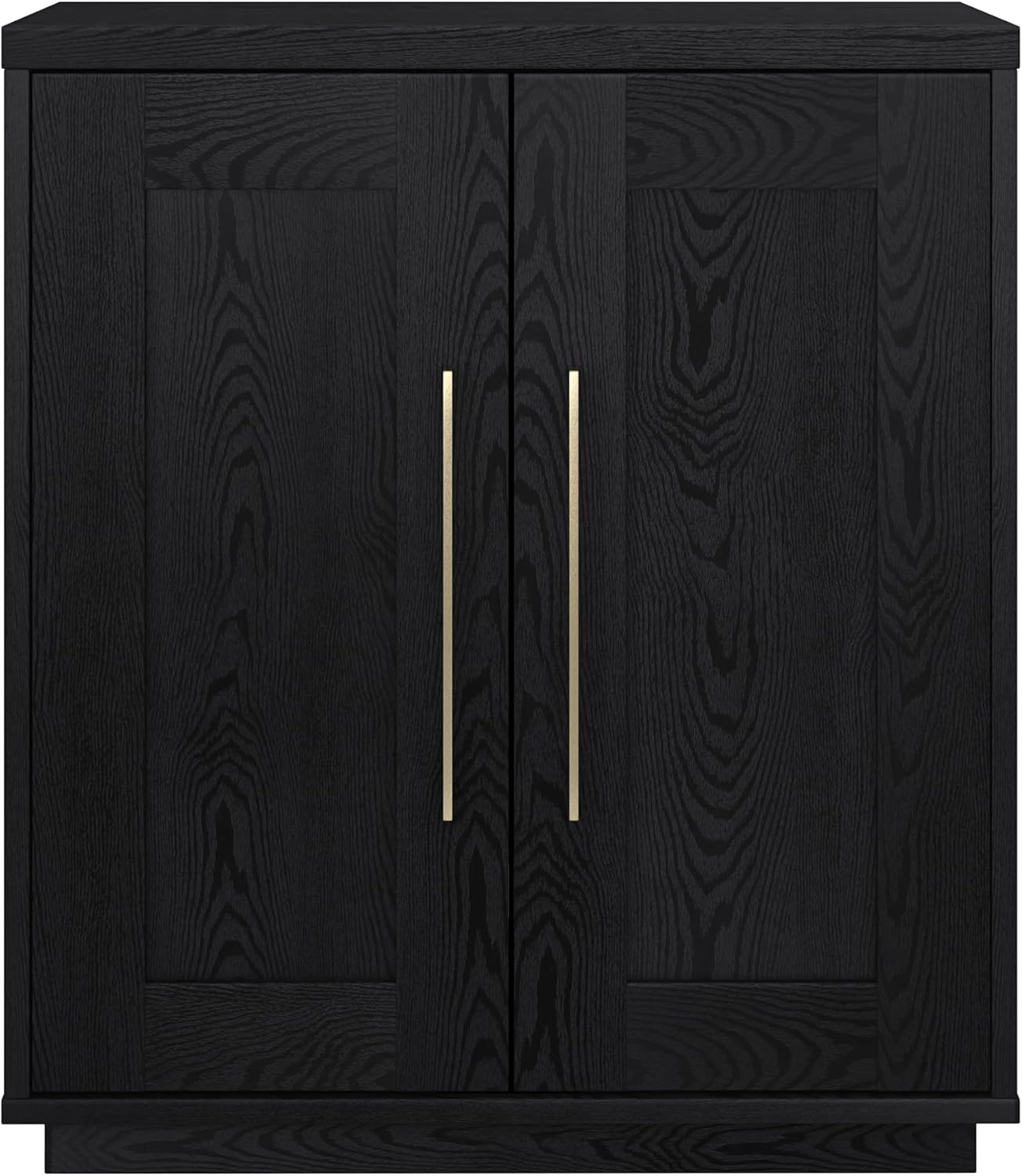 Henn&Hart Tillman Accent Cabinet, 28" Wide, Black