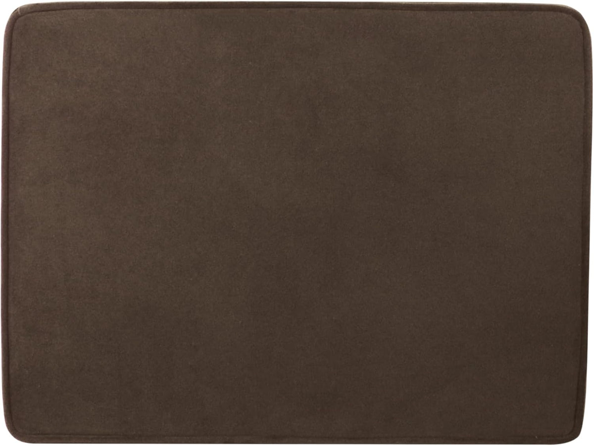 Home Decor | Dinah Collection Modern Storage Ottoman | Ottoman with Storage for Living Room & Bedroom(Chocolate Brown Velvet)