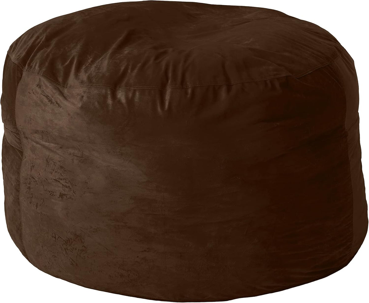Sofa Sack Bean Bag Chair Cover, 5-Feet, Chocolate