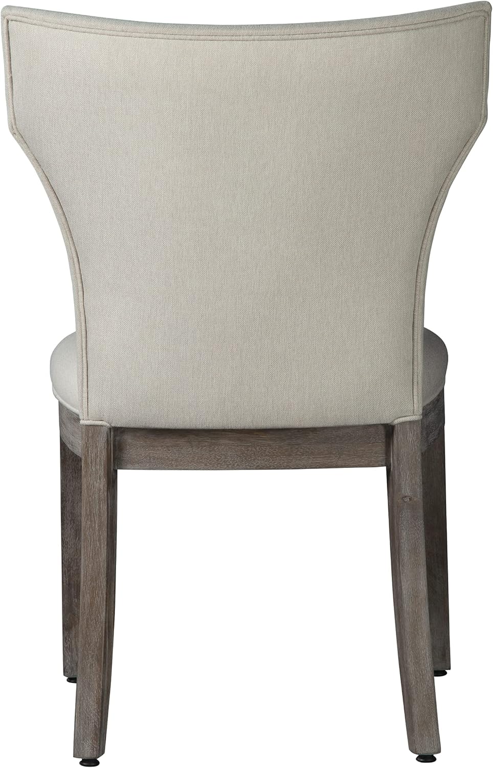 Hekman Sedona Upholstered Side Chair - Cushioned Chair, Upholstered Seat and Back, Comfortable Seating, Heavyweight Linen, Stylish and Durable, Perfect for Dining Room, Living Room and Formal Venue