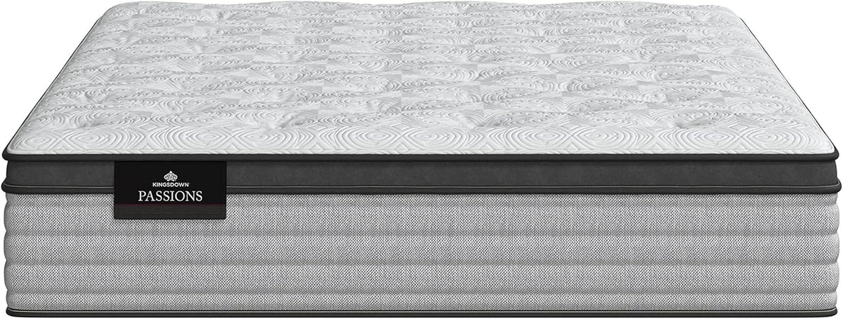 Kingsdown Passions Imagination Pillow Top Mattress, Queen, Extra Plush, Fabric, Multi-color