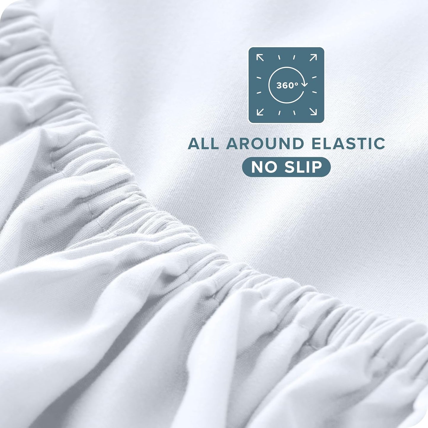 Bare Home Full XL Sheet Set - Luxury 1800 Ultra-Soft Microfiber Full Extra Long Bed Sheets - Double Brushed - Deep Pockets - Easy Fit - 4 Piece Set - Bedding Sheets & Pillowcases (Full XL, White)