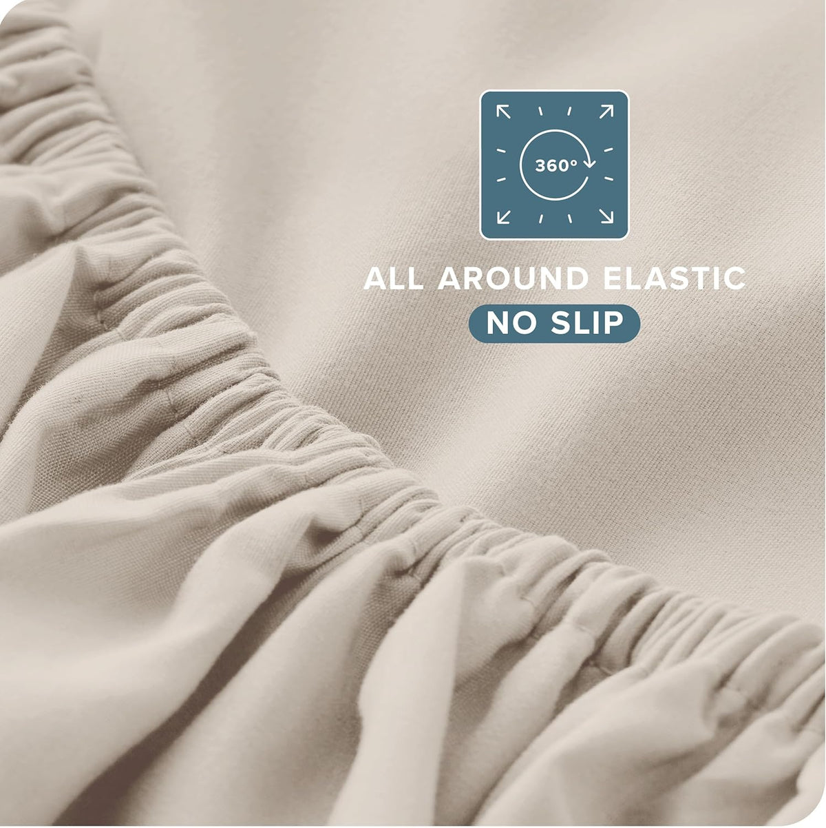 Bare Home Twin XL Sheet Set - 1800 Ultra-Soft Microfiber Twin Extra Long Bed Sheets - Double Brushed - Deep Pockets - Easy Fit - Extra Soft - 3 Piece Set - Bed Sheets & Pillowcases (Twin XL, Wheat)