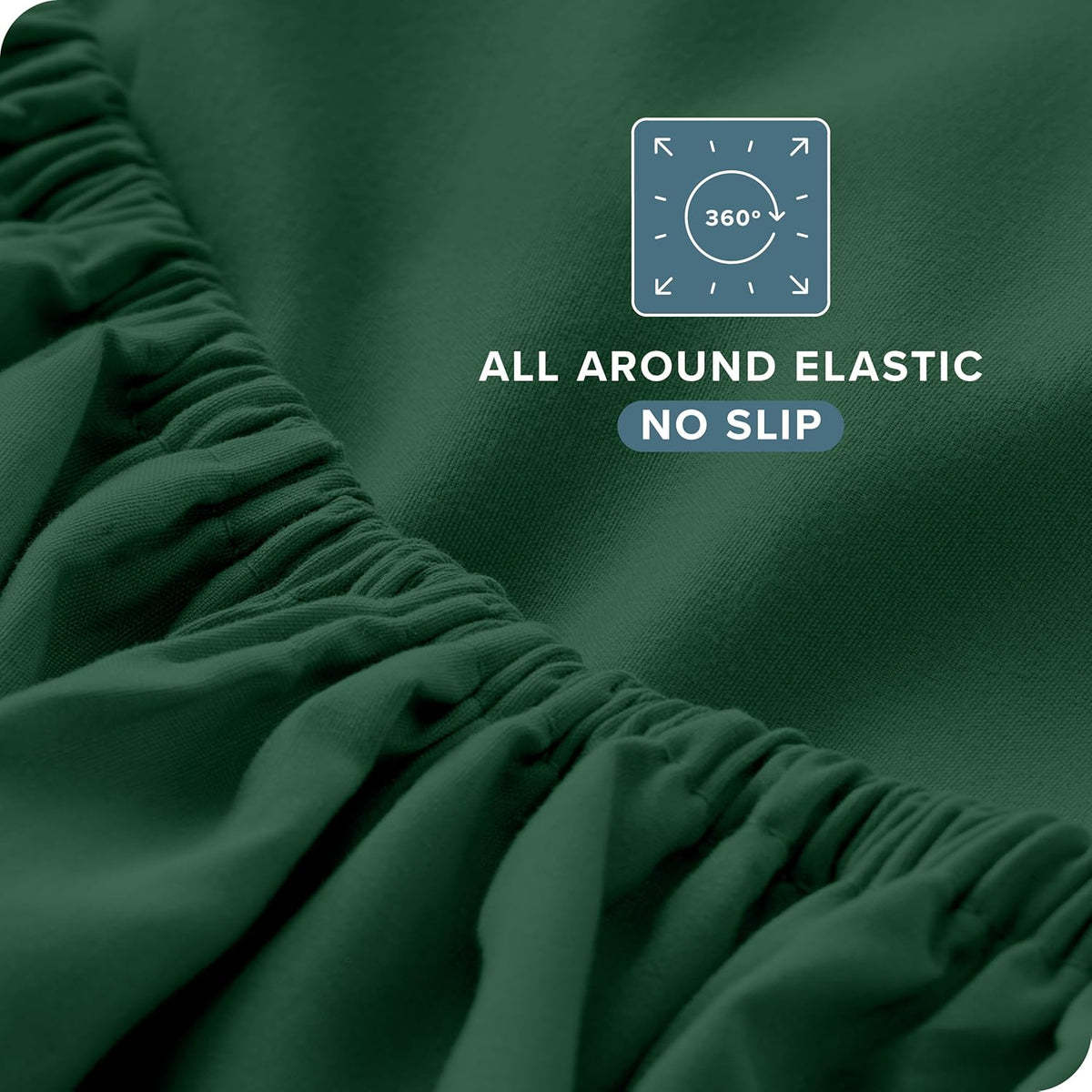 Bare Home Twin Sheet Set - 1800 Ultra-Soft Microfiber Twin Bed Sheets - Double Brushed - Deep Pockets - Easy Fit - Extra Soft - 3 Piece Set - Bedding Sheets & Pillowcases (Twin, Forest Green)
