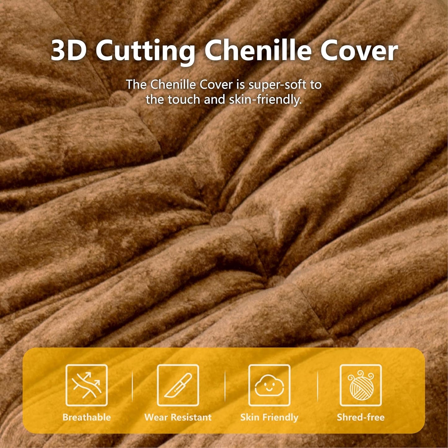 N&V Soft Premium Chenille Floor Lounge Chair, Mid Century Armless Floor Sofa, Foam Sofa Accent Chair for Living Room Bedroom and Office (Blue, Corner Chair)