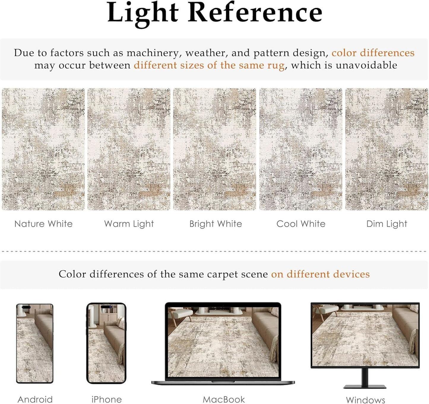 5x5 Washable Round Rug Brown Grey Neutral Abstract Living Room Bedroom Non Slip Low Pile Area Rug Office Entryway Indoor Doormat Soft Carpet for Entrance Bathroom Kitchen