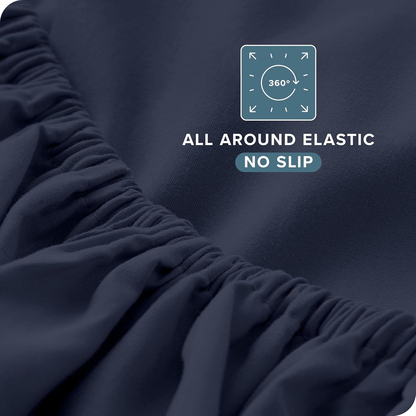 Bare Home Twin XL Sheet Set - College Dorm Size - Luxury 1800 Ultra-Soft Microfiber Twin Extra Long Sheets - Deep Pockets - Easy Fit - Extra Soft - 3 Piece Set - Bed Sheets (Twin XL, Midnight Blue)