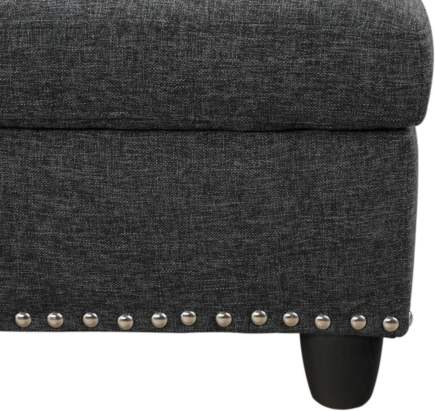 Halibur Sectional Sofa or Couch with Ottoman for Living Room, Apartment, Bedroom, Office