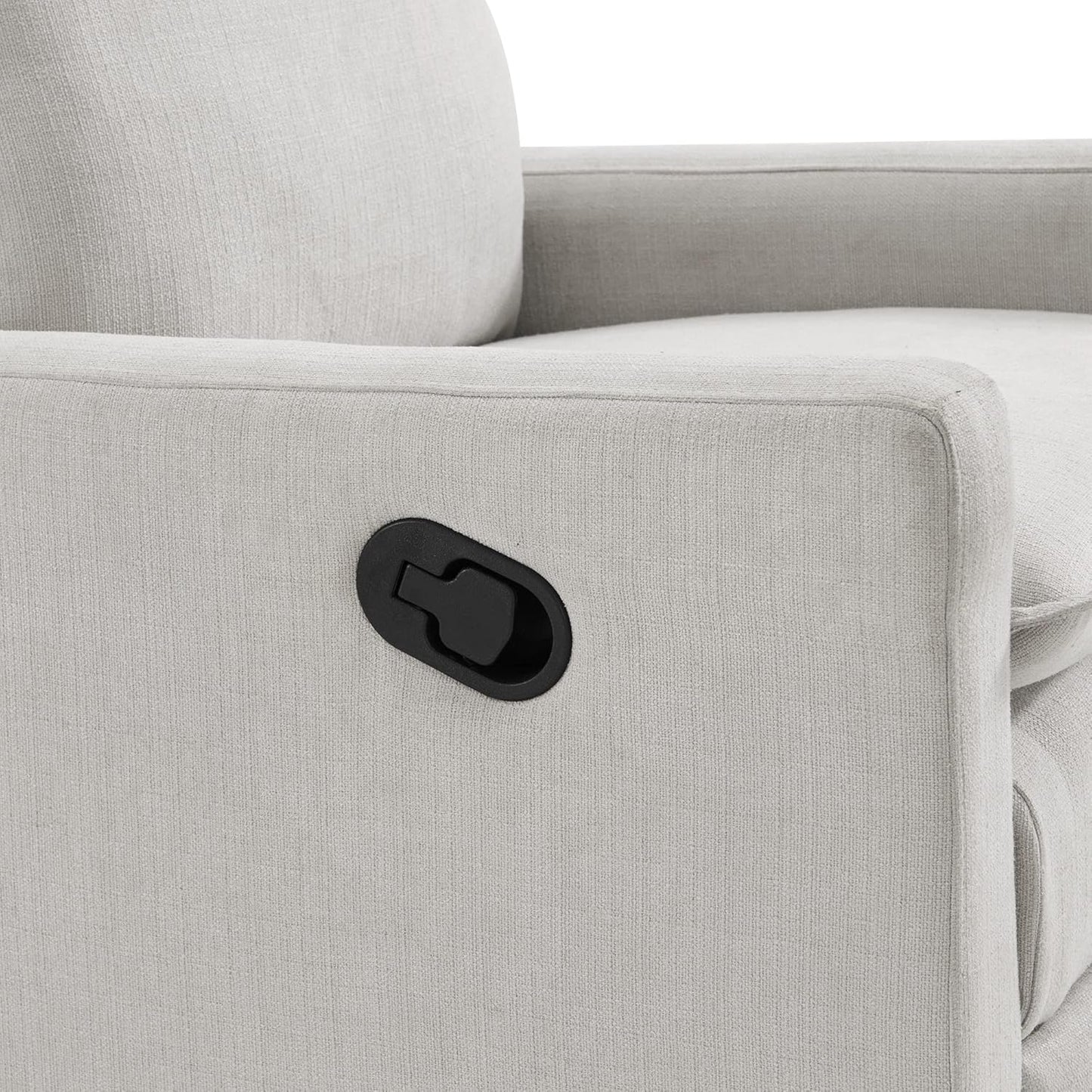 Oxford Baby Uptown Upholstered Swivel Glider & Recliner Nursery Chair, Sand