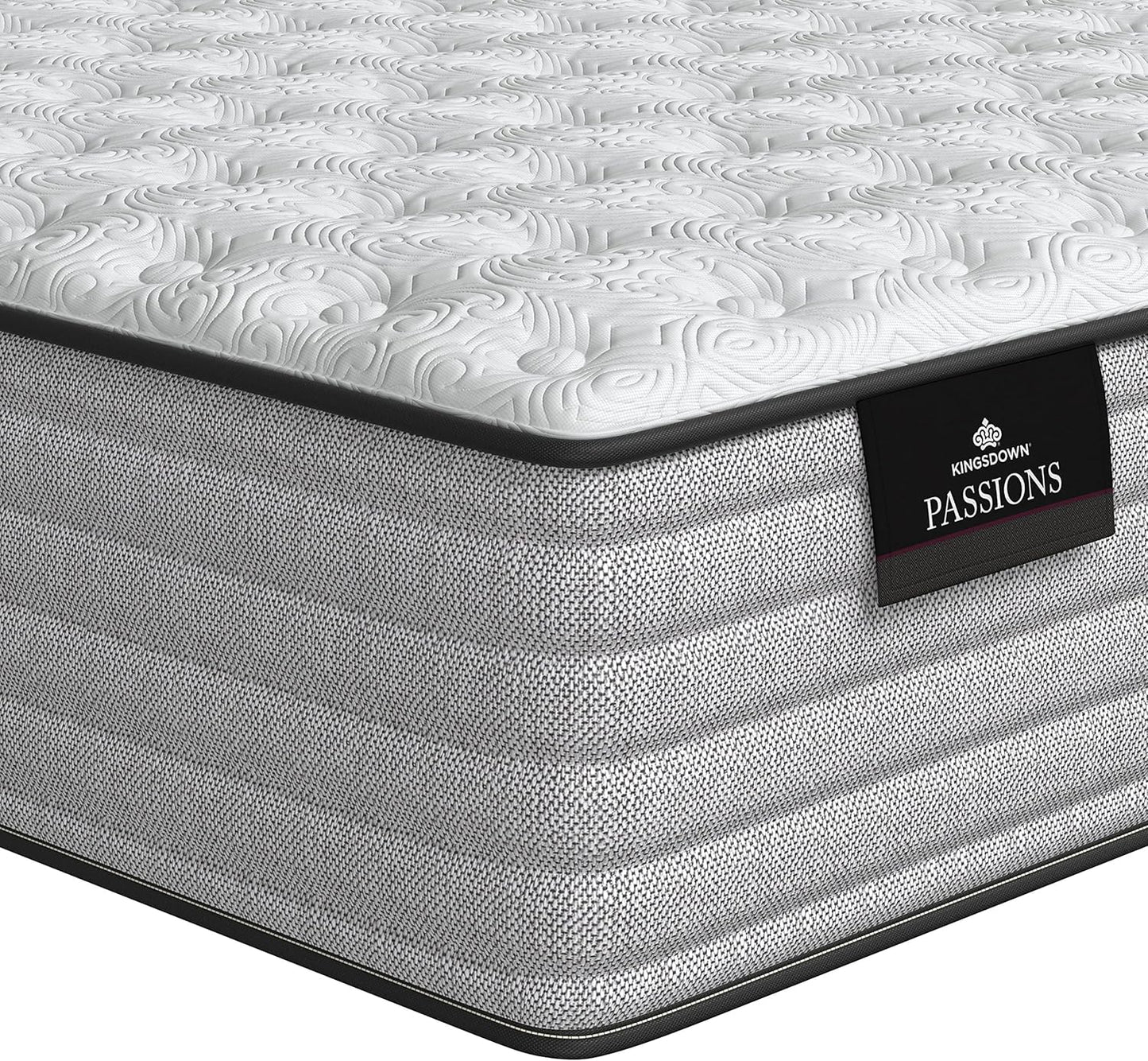 Kingsdown Passions Aspiration 14" Firm Hybrid Mattress, Full,Tan