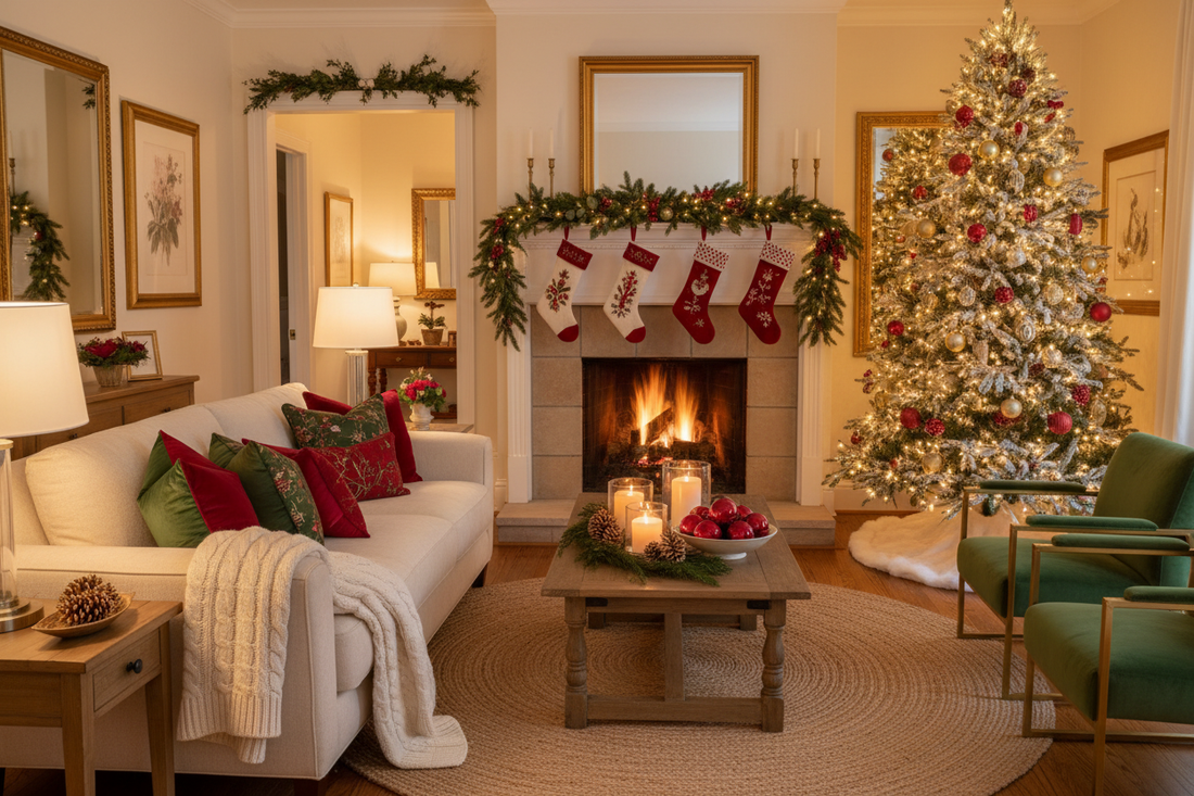 Holiday Living Rooms Made Easy: Cozy, Stylish, and Guest-Ready