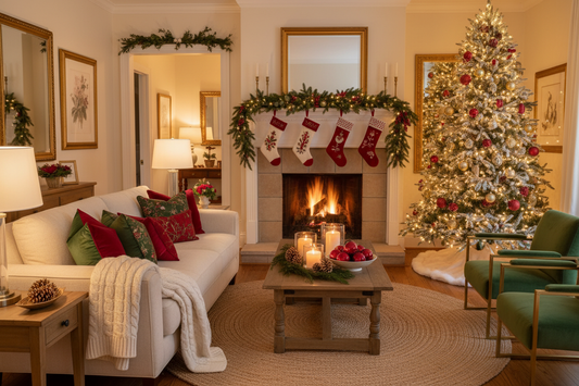 Holiday Living Rooms Made Easy: Cozy, Stylish, and Guest-Ready