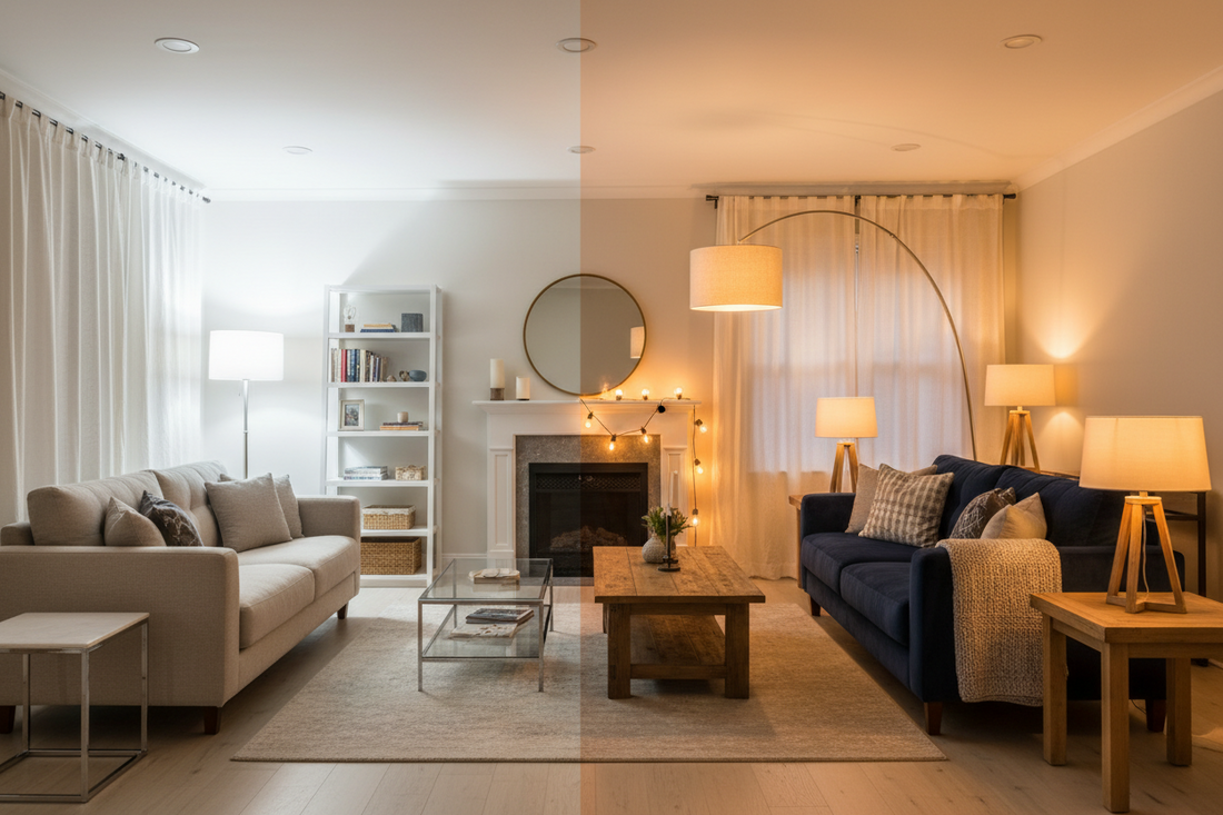 How Warm Lighting Completely Changes the Feeling of a Room