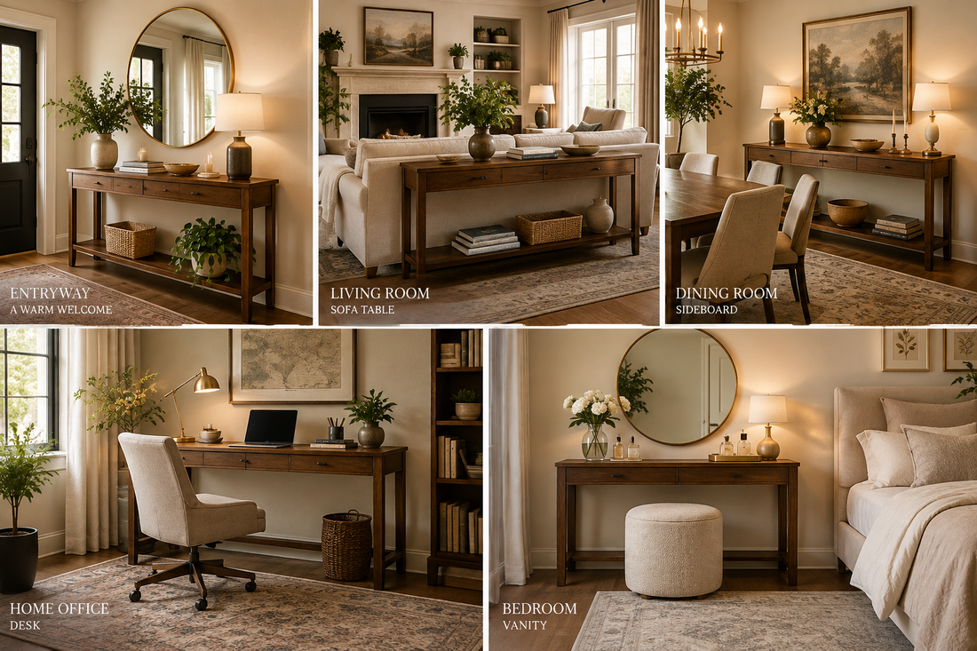 One Console Table, Five Rooms: The Furniture Piece You May Be Underusing
