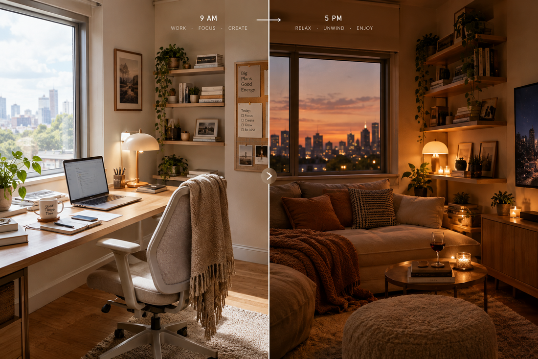 The Home Office That Disappears at 5 PM