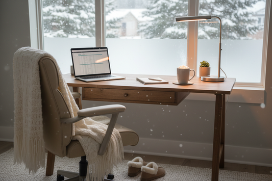 Working From Home in Winter: Comfort That Keeps You Focused