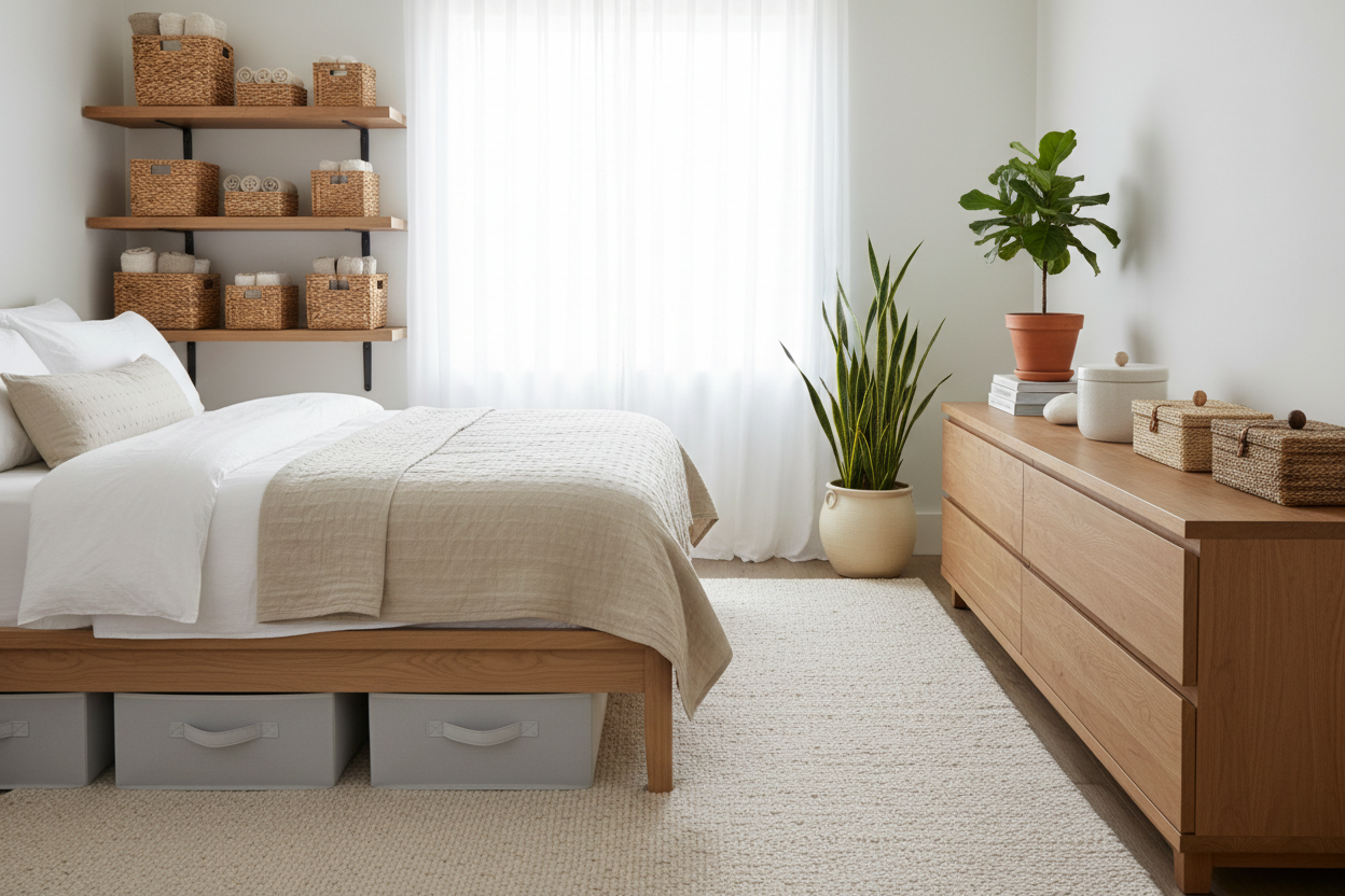Bedroom Baskets, Bins & Containers