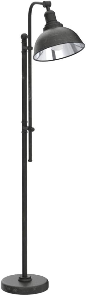 VONLUCE Floor Lamp for Living Room, 65'' Tall Industrial Floor Lamp, Adjustable Height & Head Vintage Metal Standing Reading Pole Lamp for Bedroom, Office, Farmhouse