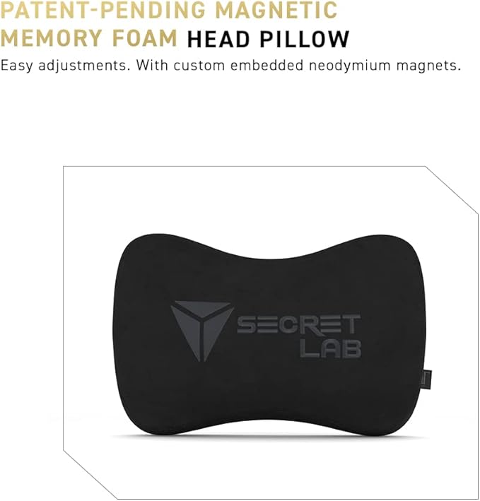 Secretlab Titan Evo Black3 Gaming Chair - Reclining, Ergonomic & Heavy Duty Computer Chair with 4D Armrests, Magnetic Head Pillow & Lumbar Support - Big and Tall Up to 395 lbs - Black - Fabric