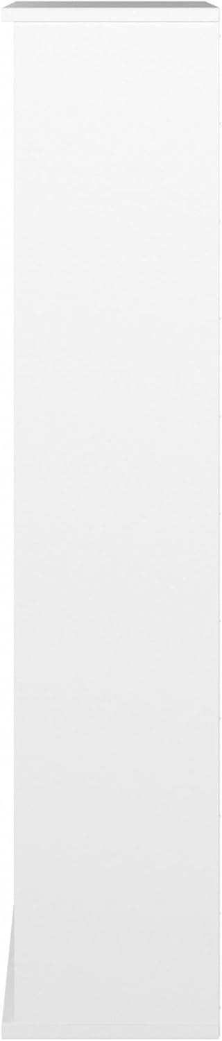 Bush Business Furniture Studio C Tall 5 Shelf Bookcase in White, Large Bookshelf for Home or Professional Office