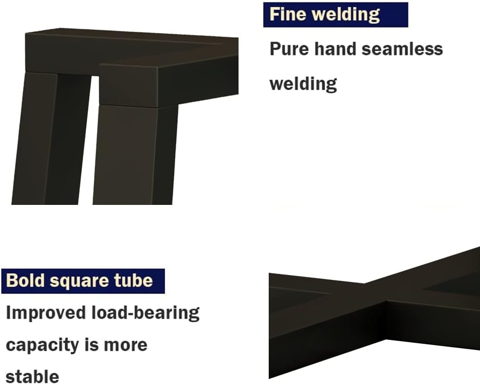 Metal Coffee Table Legs 18 Inch, Heavy Duty Bench Legs Metal Leg for End Table, Modern Desks, Night Stands