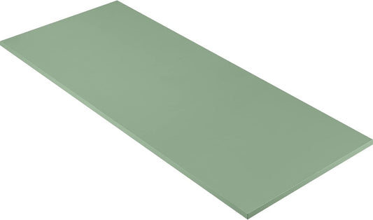 Kaboon Universal Tabletop 23.62" D x 59.1" W, Green, One Piece Wood Table Top for Standing Desk, Reversible Melamine Countertop for Home Office