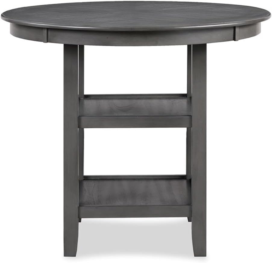 New Classic Furniture Cori 5-Piece Counter Dining Table Set, Gray