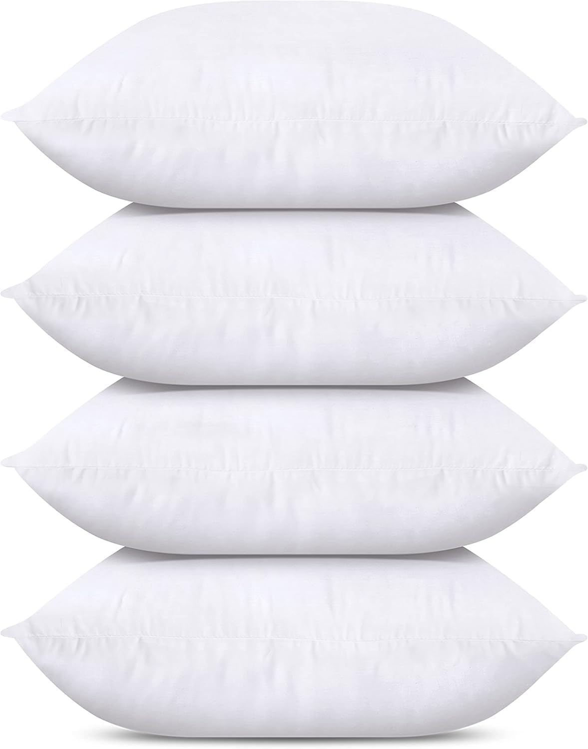 Utopia Bedding Throw Pillows Insert (Pack of 4, White) - 28 x 28 Inches Bed and Couch Pillows - Indoor Decorative Pillow