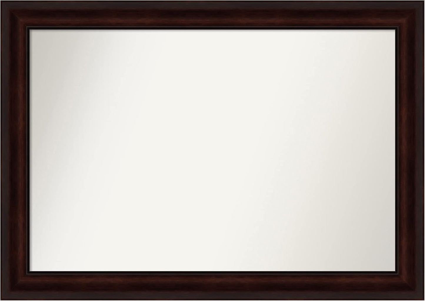 Amanti Art Silver Bathroom Mirror for Over Sink, 28x40 Classic Honey Silver Rectangle Vanity Mirror, Large Casual Frame, Hangs Horizonally and Vertically, Bathroom Wall Decor, Non-Beveled Edge