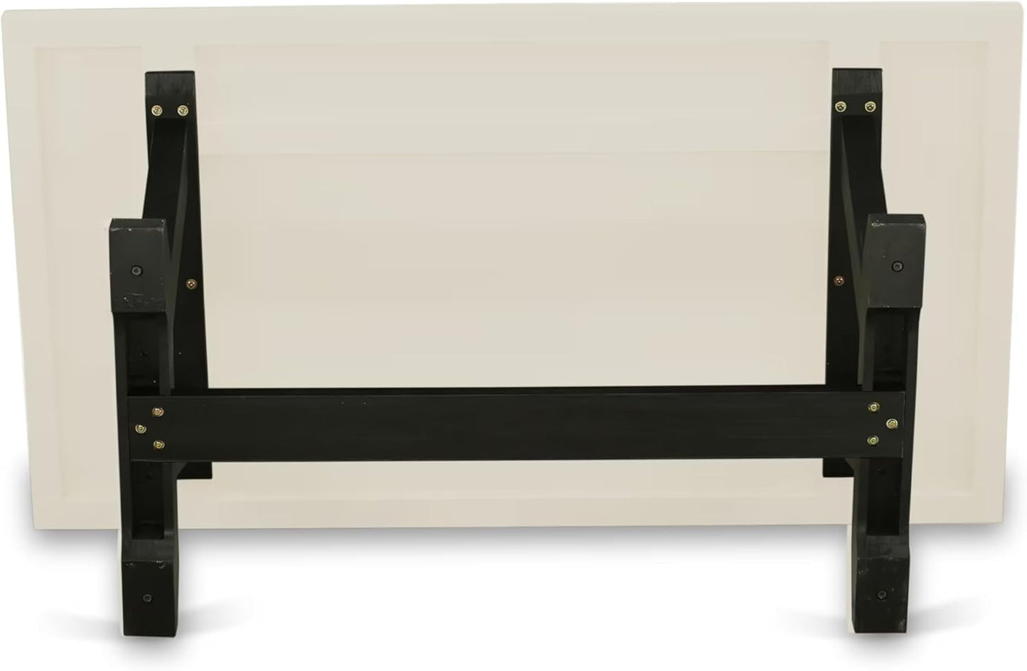 East West Furniture V626VE650-6 6 Piece Kitchen Table Set Contains a Rectangle Dining Table with V-Legs and 4 Dark Gotham Linen Fabric Parson Chairs with a Bench, 36x60 Inch, Multi-Color