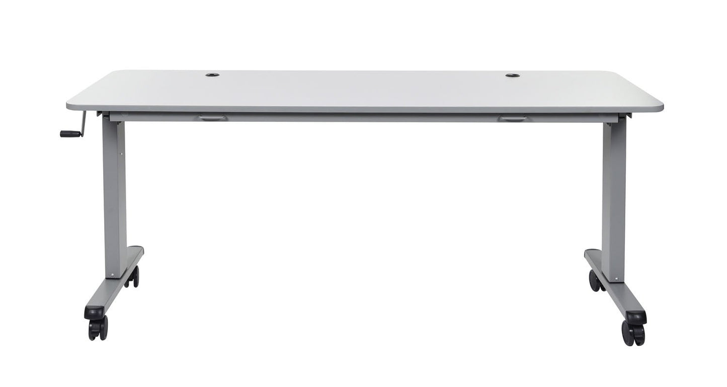 LUXOR STAND-NESTC-72 72" Adjustable Flip-Top Table Crank Handle