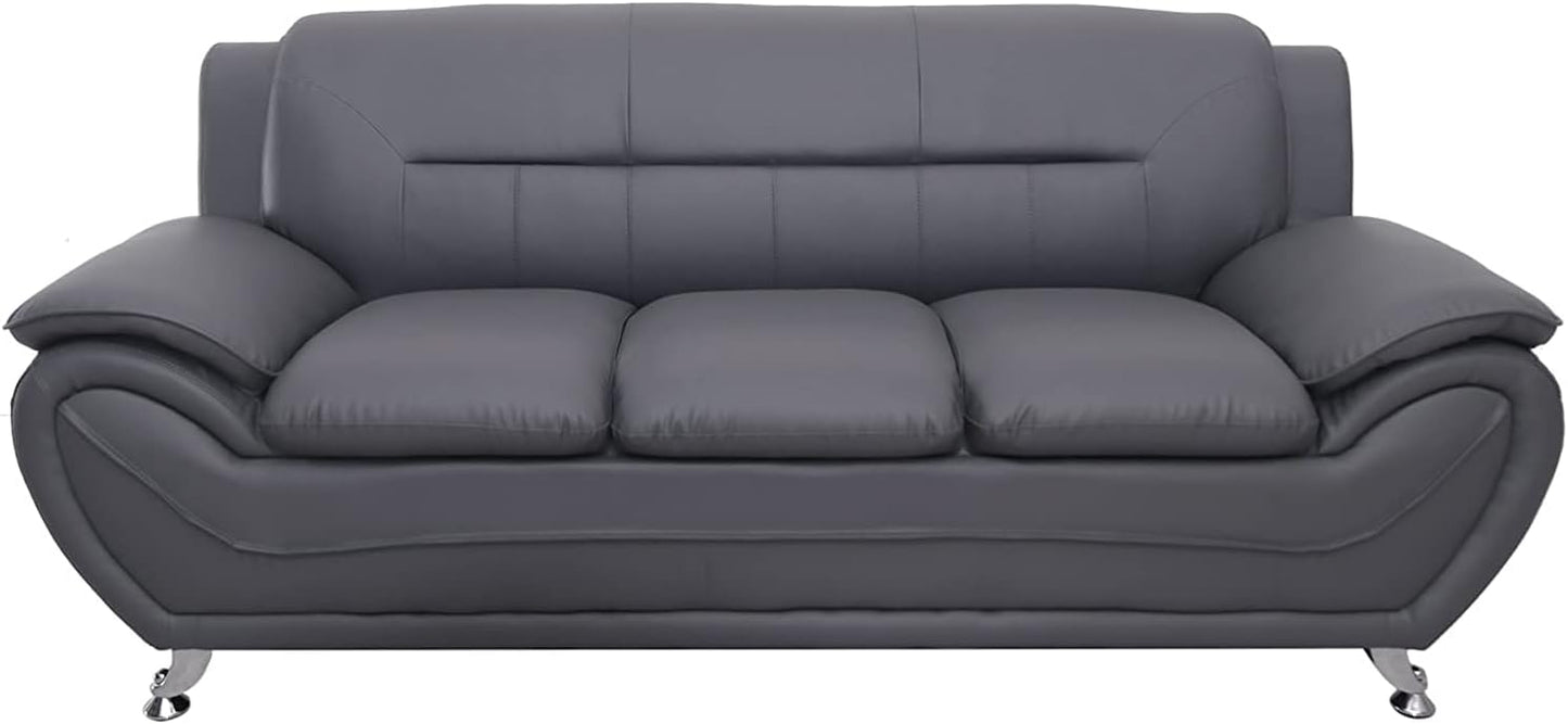 Container Furniture Direct Michael Sofa and Chair Set, Gray
