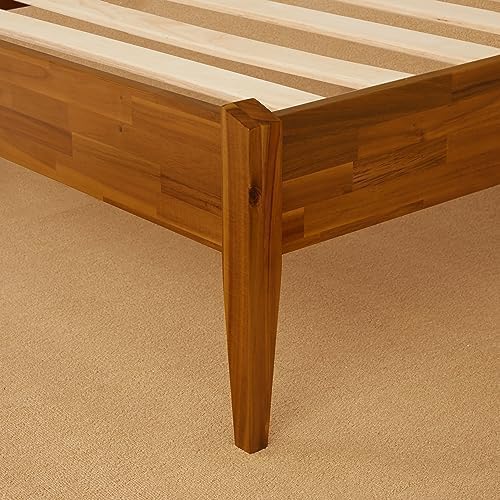 Dinkee Basic Bed Frame Without headboard - Caramel -Twin