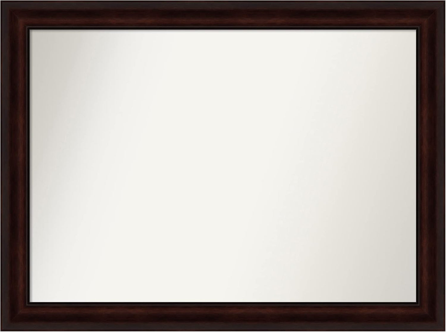 Amanti Art Silver Bathroom Mirror for Over Sink, 31x42 Classic Honey Silver Rectangle Vanity Mirror, X-Large Casual Frame, Hangs Horizonally and Vertically, Bathroom Wall Decor, Non-Beveled Edge