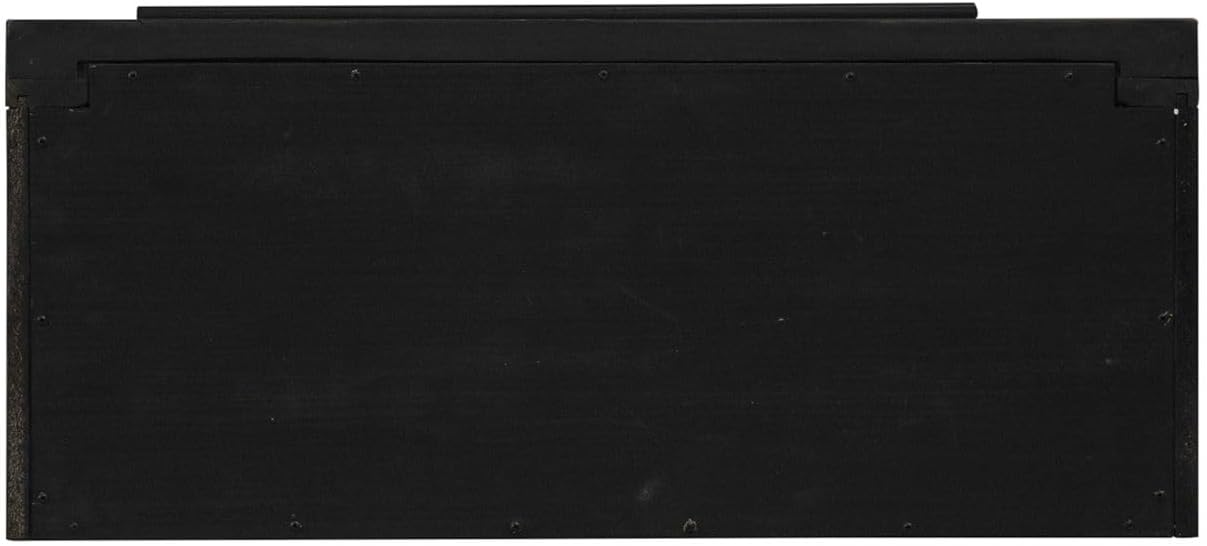Liberty Furniture Meritage 2 Piece Bunching Bookcase Set for Home Office Touch LED Light- Aged Charcoal w/Rub Thru & Caramel