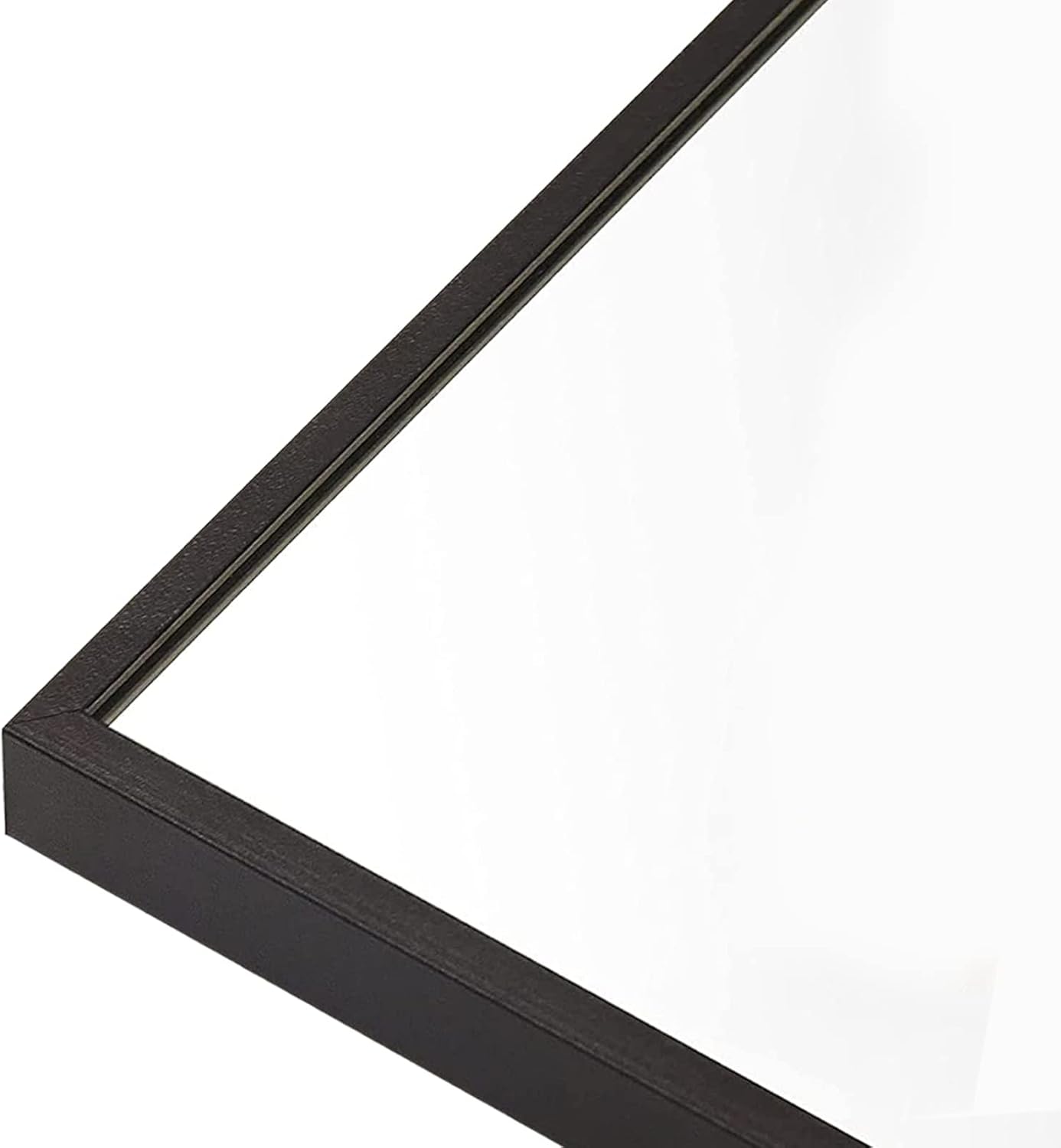 Koonmi Black Mirrors for Wall, 30x60 Inch Bathroom Mirror, Rectangular Wall Mirror for Living Room Bedroom Bathroom, Hangs Horizontally or Vertically