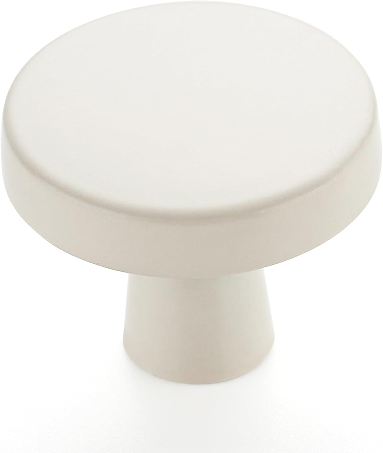 Ravinte 5 Pack Drawer Pulls 1-1/4 Inch Kitchen Cabinet Knobs White Solid Round Dresser Knobs Simple Cabinet Hardware for Cupboard Drawer Handles