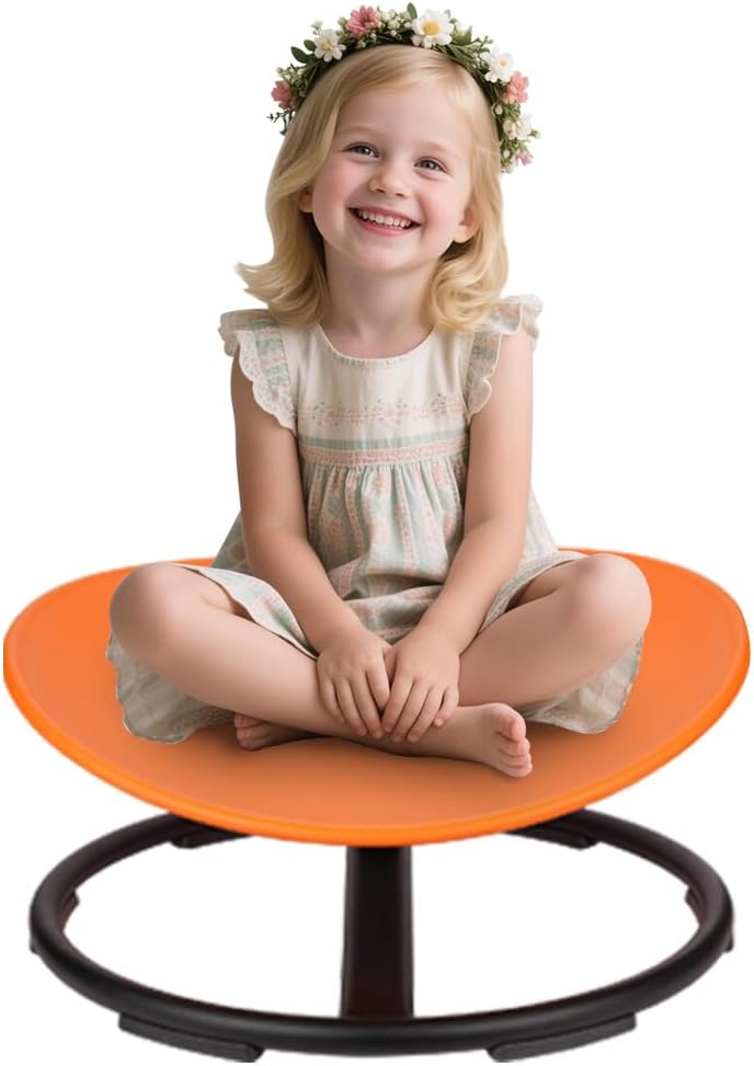 Sensory Spinning Chair for Autistic Kids, Training Body Coordination Sit and Spin Sensory Toys for Kids, ADHD Autism Sensory Products Toys, Swivel Chair for Kid Toddlers Toy