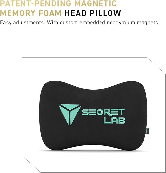 Secretlab Titan Evo Mint Green Gaming Chair - Reclining, Ergonomic & Heavy Duty Computer Chair with 4D Armrests, Magnetic Head Pillow & Lumbar Support - Big and Tall Up to 395lbs - Green - Fabric