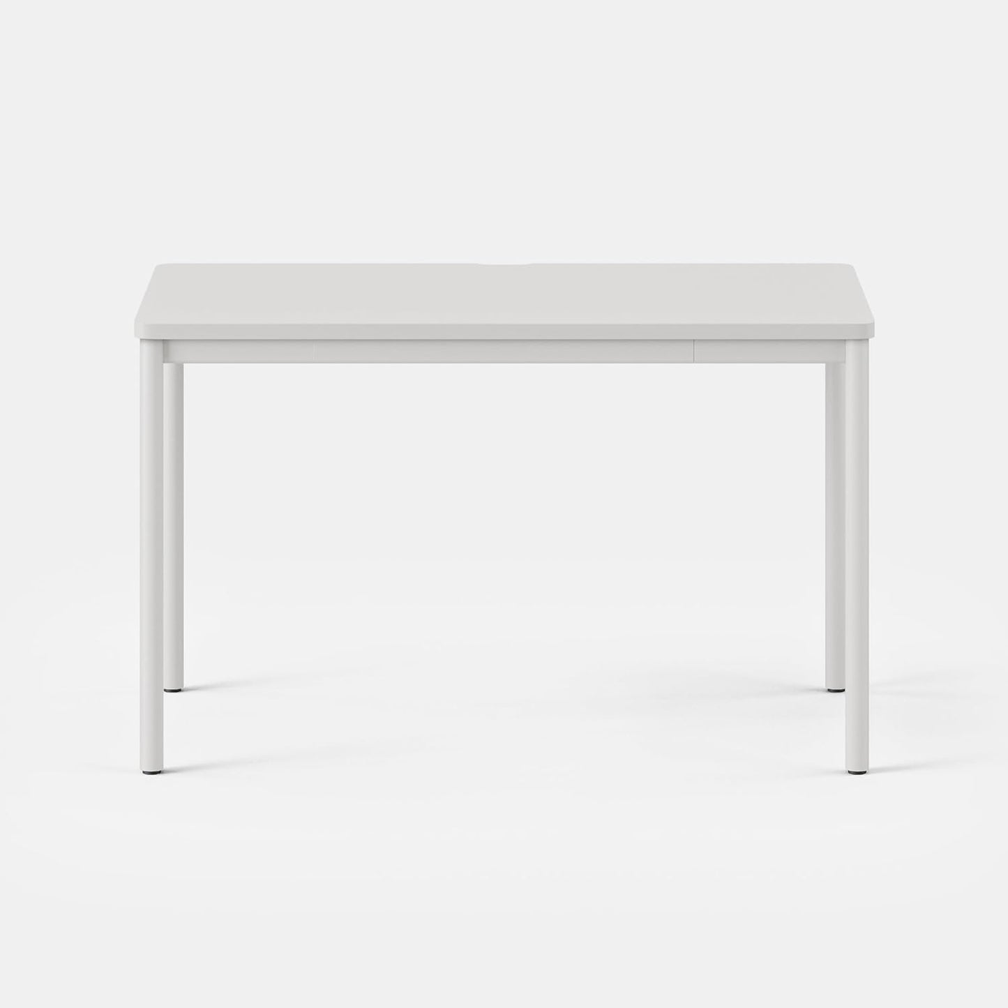 Branch Daily Desk - Functional at Home Office Desk with Effortless Assembly, Timeless Design, Rounded Corners, and Built-in Cable Notch - 36” W x 28.5” H x 24” D - White Work Table